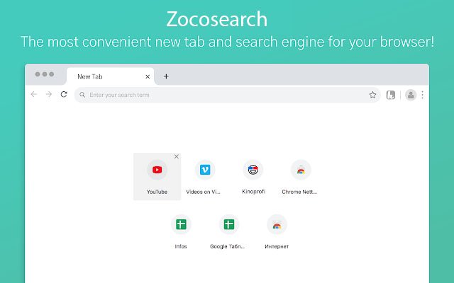 Zoco Search  from Chrome web store to be run with OffiDocs Chromium online