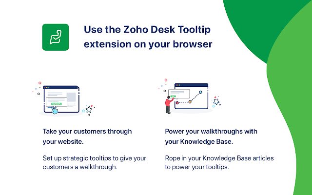 Zoho Desk ASAP Extension  from Chrome web store to be run with OffiDocs Chromium online