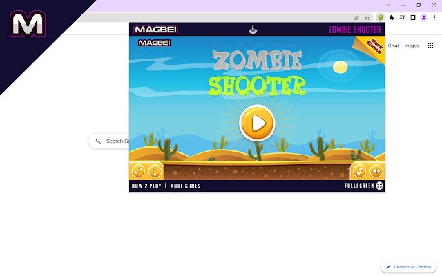 Zombie-Shooter-Spiel Läuft offline vom Chrome-Webshop, um mit OffiDocs Chromium online ausgeführt zu werden