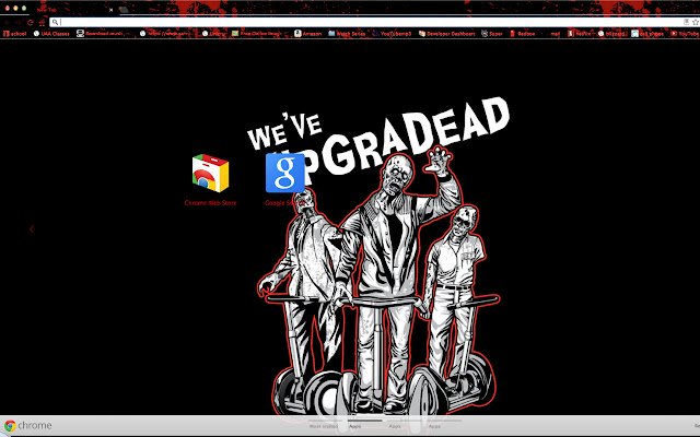 Zombie Theme: Weve Upgraded  from Chrome web store to be run with OffiDocs Chromium online