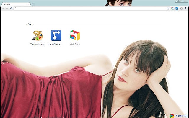 Zooey Deschanel  from Chrome web store to be run with OffiDocs Chromium online