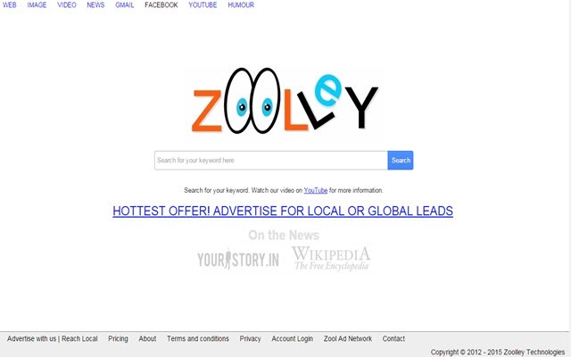 Zoolley Web Search  from Chrome web store to be run with OffiDocs Chromium online