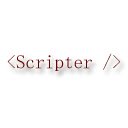 Scripter debugger extension  screen for extension Chrome web store in OffiDocs Chromium