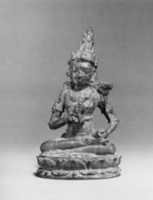 Free download Seated Deity Holding a Double Vajra free photo or picture to be edited with GIMP online image editor