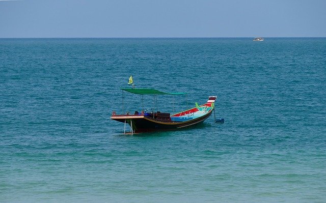 Free download sea waters boat ocean travel free picture to be edited with GIMP free online image editor