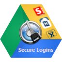 Secure Logins  screen for extension Chrome web store in OffiDocs Chromium