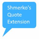 ShmerkoQuotesExtension  screen for extension Chrome web store in OffiDocs Chromium