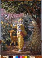 Unduh gratis foto atau gambar gratis Shri Krishna di Vrindavan untuk diedit dengan editor gambar online GIMP