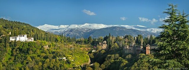 Kostenloser Download Sierra Nevada Snow Panorama - kostenloses Foto oder Bild zur Bearbeitung mit GIMP Online-Bildbearbeitung