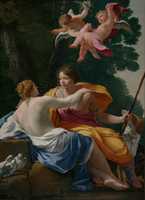 Free download Simon Vouet, Venus And Adonis free photo or picture to be edited with GIMP online image editor