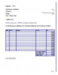 Free download Simple Business Invoice Template  Microsoft Word, Excel or Powerpoint template free to be edited with LibreOffice online or OpenOffice Desktop online