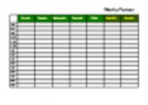 Free download Simple Weekly Planner Microsoft Word, Excel or Powerpoint template free to be edited with LibreOffice online or OpenOffice Desktop online