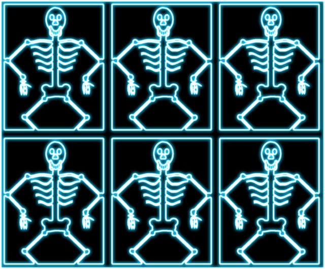 Free download Skeleton Halloween Background -  free illustration to be edited with GIMP free online image editor