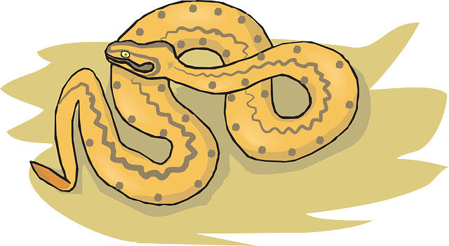 Free download Snake Sand Desert - Free vector graphic on Pixabay free illustration to be edited with GIMP free online image editor