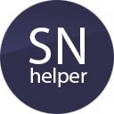 SN Helper  screen for extension Chrome web store in OffiDocs Chromium