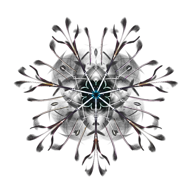 Free download Snowflake Fantasy Ornament -  free illustration to be edited with GIMP free online image editor