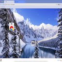 Snow Time  screen for extension Chrome web store in OffiDocs Chromium