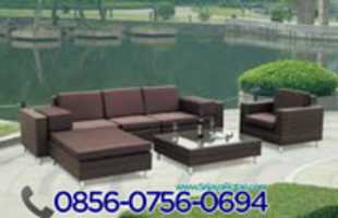 Free download sofa rotan sintetis kemang free photo or picture to be edited with GIMP online image editor