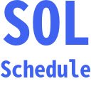 SOL Schedule  screen for extension Chrome web store in OffiDocs Chromium