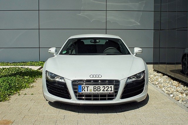 Free download sports car audi r8 automobile road free picture to be edited with GIMP free online image editor