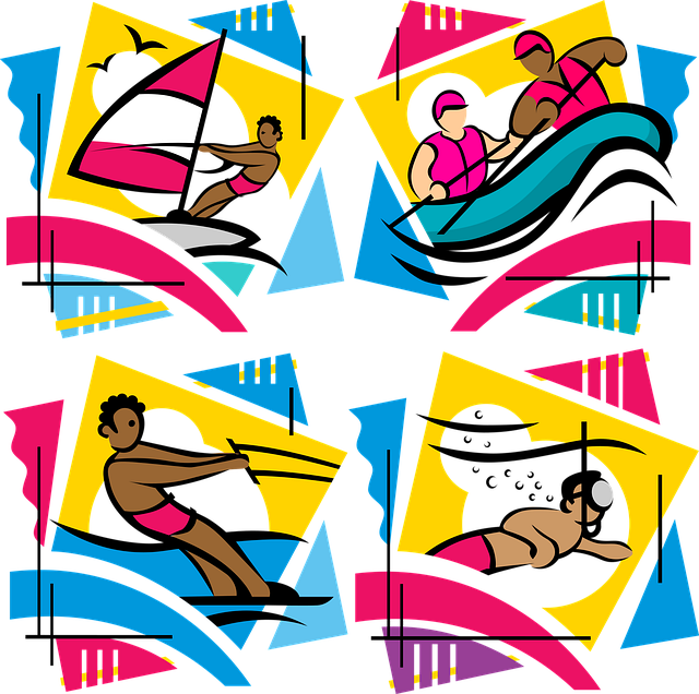 Free download Sports Water Rafting - Free vector graphic on Pixabay free illustration to be edited with GIMP free online image editor