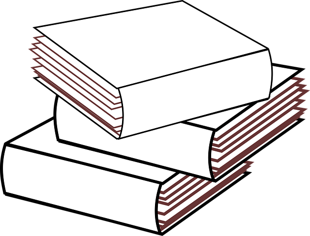 Free download Stacked 3 Books No Color -  free illustration to be edited with GIMP free online image editor