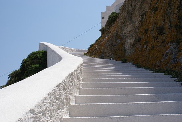 Gratis download Stairs Serifos - gratis foto of afbeelding om te bewerken met GIMP online image editor