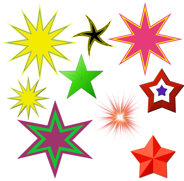 Free download Stars Design Glowing -  free illustration to be edited with GIMP free online image editor