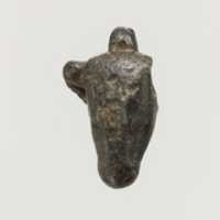 Free download Steatite (?) pendant in the form of a bulls head free photo or picture to be edited with GIMP online image editor