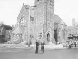 Free download St. Johns Episcopal Corner of Church and Eldorado With Portable Traffic Light free photo or picture to be edited with GIMP online image editor