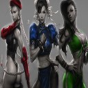 Écran Street Fighter Girls Anime Manga Art pour extension Chrome web store dans OffiDocs Chromium