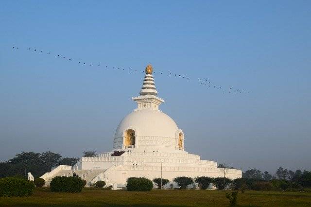 دانلود رایگان Stupa Bouddha Birds - عکس یا تصویر رایگان برای ویرایش با ویرایشگر تصویر آنلاین GIMP