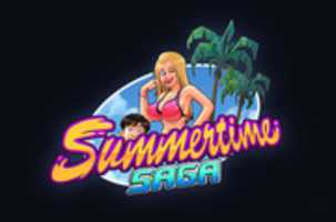 Unduh gratis Summertime Saga Logo foto atau gambar gratis untuk diedit dengan editor gambar online GIMP