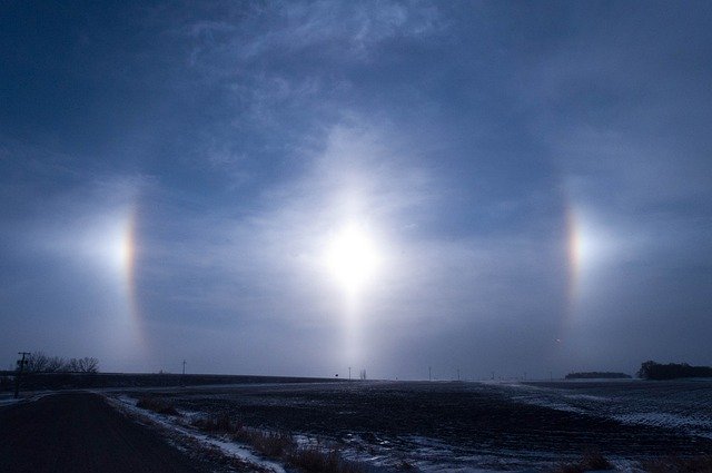 免费下载 Sundog Winter Cold - 可使用 GIMP 在线图像编辑器编辑的免费照片或图片