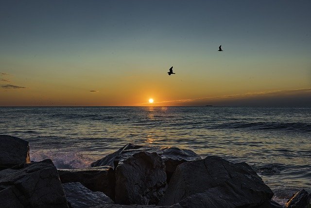 Free download sunrise long branch nj outdoor sky free picture to be edited with GIMP free online image editor