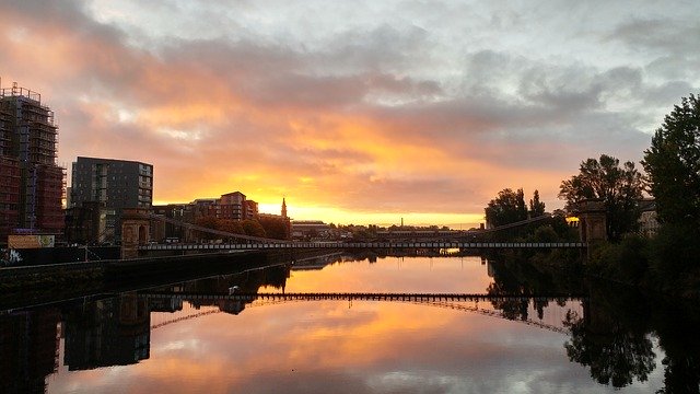 Безкоштовно завантажте Sunrise River Scotland — безкоштовну фотографію чи зображення для редагування за допомогою онлайн-редактора зображень GIMP