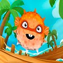 Supper Puffer Fish Game HTML5 Game  screen for extension Chrome web store in OffiDocs Chromium