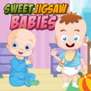 Sweet Babies Jigsaw Game  screen for extension Chrome web store in OffiDocs Chromium