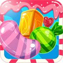 Pantalla de juego Sweet Candy Saga para extensión Chrome web store en OffiDocs Chromium