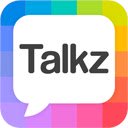 Talkz  screen for extension Chrome web store in OffiDocs Chromium