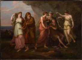 Free download Telemachus and the Nymphs of Calypso free photo or picture to be edited with GIMP online image editor