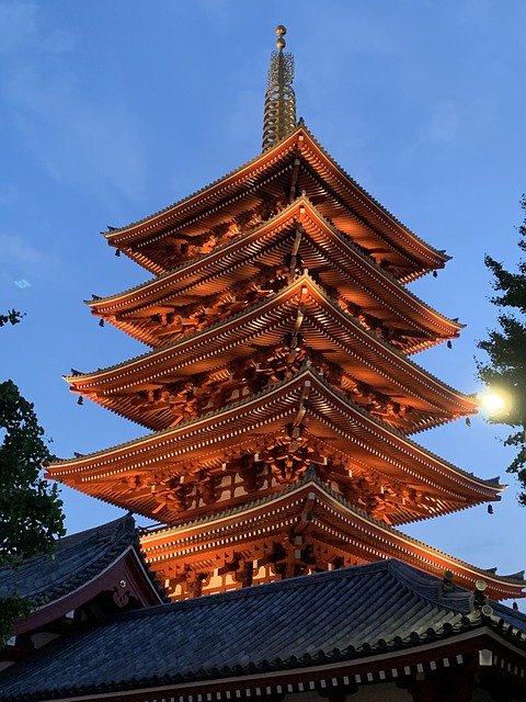 Free download temple japan red senso ji tokyo free picture to be edited with GIMP free online image editor