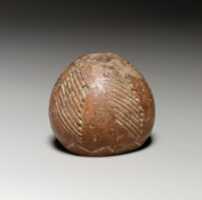 Free download Terracotta conical-hemispherical spindle-whorl with flat base free photo or picture to be edited with GIMP online image editor