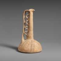 Free download Terracotta conical lekythos-oinochoe (combination oil flask and jug) free photo or picture to be edited with GIMP online image editor