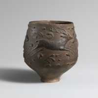 Free download Terracotta cup with barbotine decoration free photo or picture to be edited with GIMP online image editor