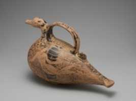 Free download Terracotta duck-askos (flask with spout and handle) free photo or picture to be edited with GIMP online image editor