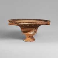 Free picture Terracotta stemmed dish with two handles to be edited by GIMP online free image editor by OffiDocs