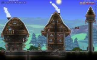 Free download Terraria: Christmas Village - Screenshot free photo or picture to be edited with GIMP online image editor