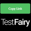 TestFairy Copy app url  screen for extension Chrome web store in OffiDocs Chromium