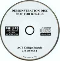 Free download The ACT College Search 92 (Demonstration Disc) (Philips CD-i) [Scans] free photo or picture to be edited with GIMP online image editor